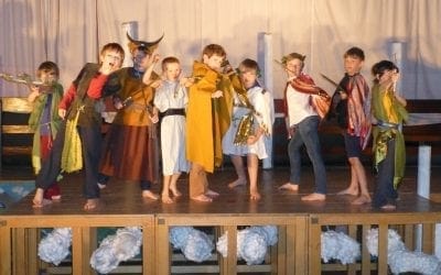 Greek Myth ‘Icarus’ childrens theatre workshop Stroud