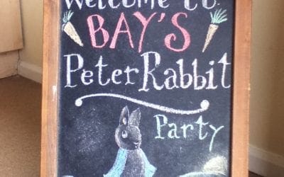 Peter Rabbit themed birthday party
