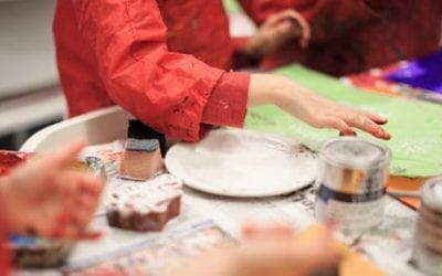 Half term kids Arts and Crafts at New Brewery Arts in Cirencester