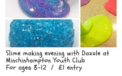 Dazzle at Minch Youth Centre for Slime Evening!
