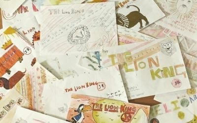 Lion King program & ticket designs