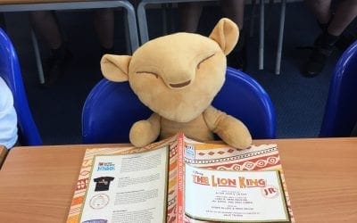 Special guest at Lion King rehearsals