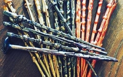 Hand made Harry Potter party gift wands available to order!