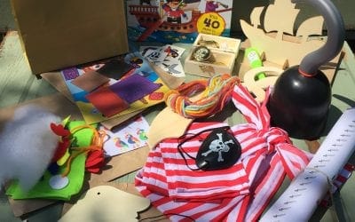 Pirate themed Activity Pack  – games, dress up, craft, crazy fun!